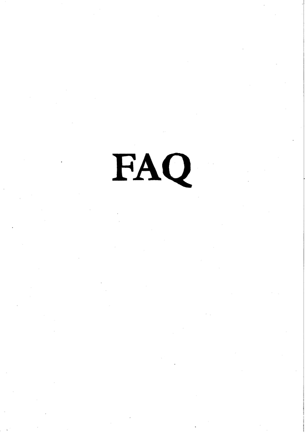 'FAQ' 2023